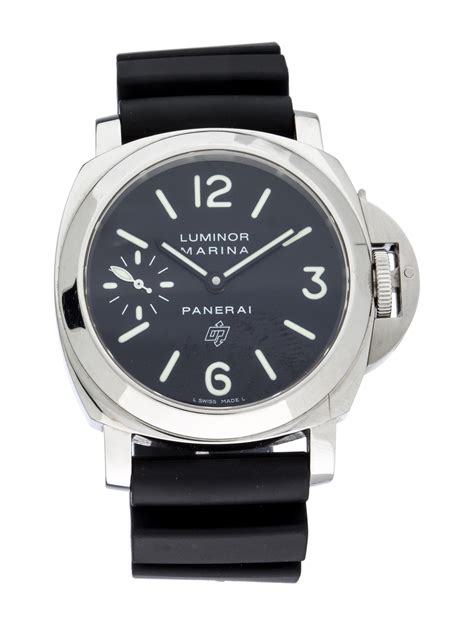 panerai luminor marina rubber strap|panerai luminor marina strap size.